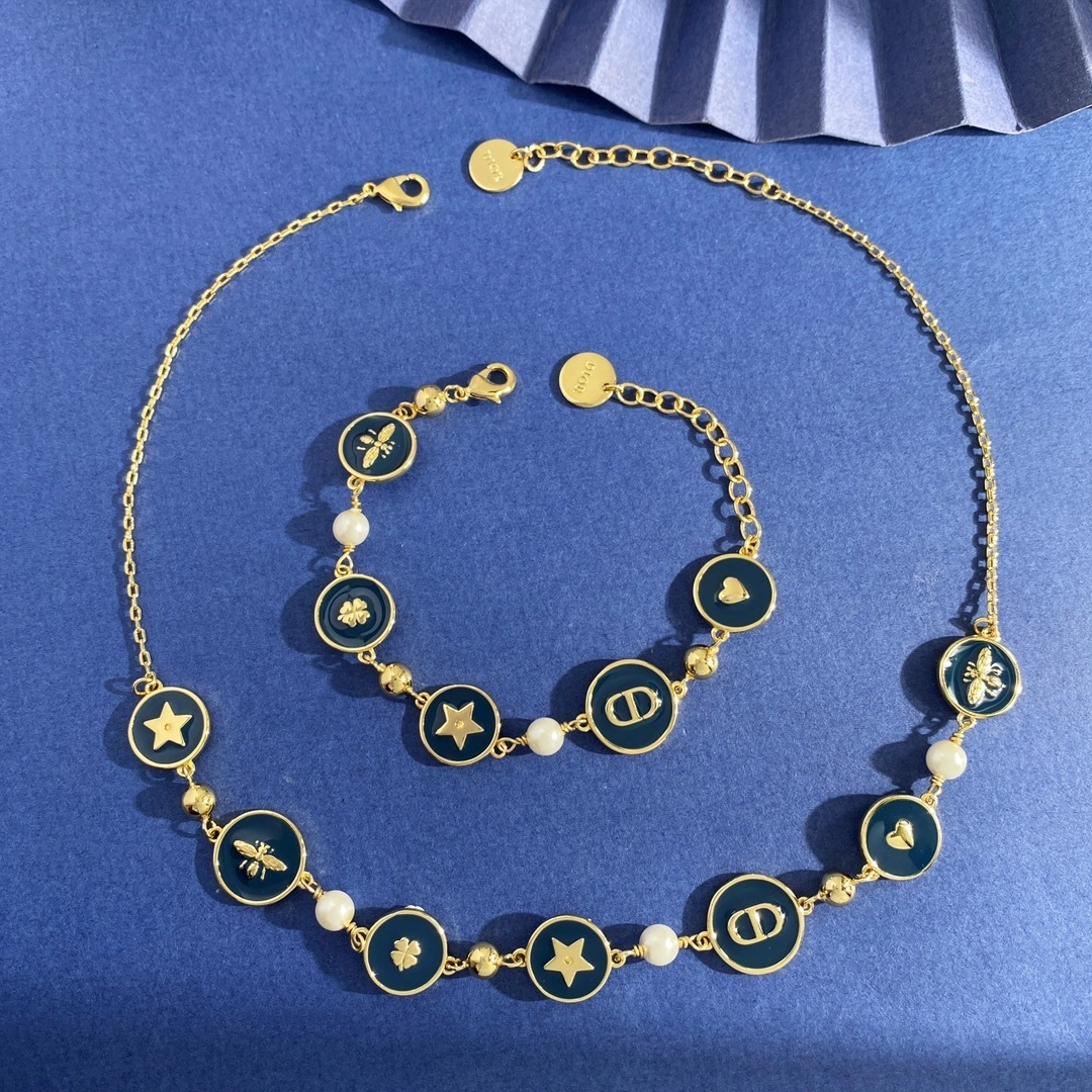 Barbara--4ior Bracelet16.2g；necklaces23.4g item:E-S092I2038H